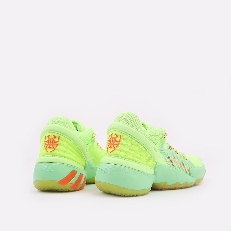  салатовые баскетбольные кроссовки adidas D.O.N. Issue 2 FU7385 - цена, описание, фото 6